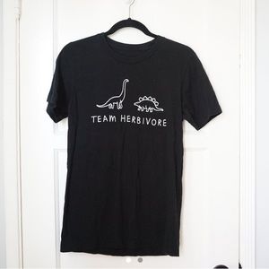“team herbivore” cute dino tee- wholesome culture